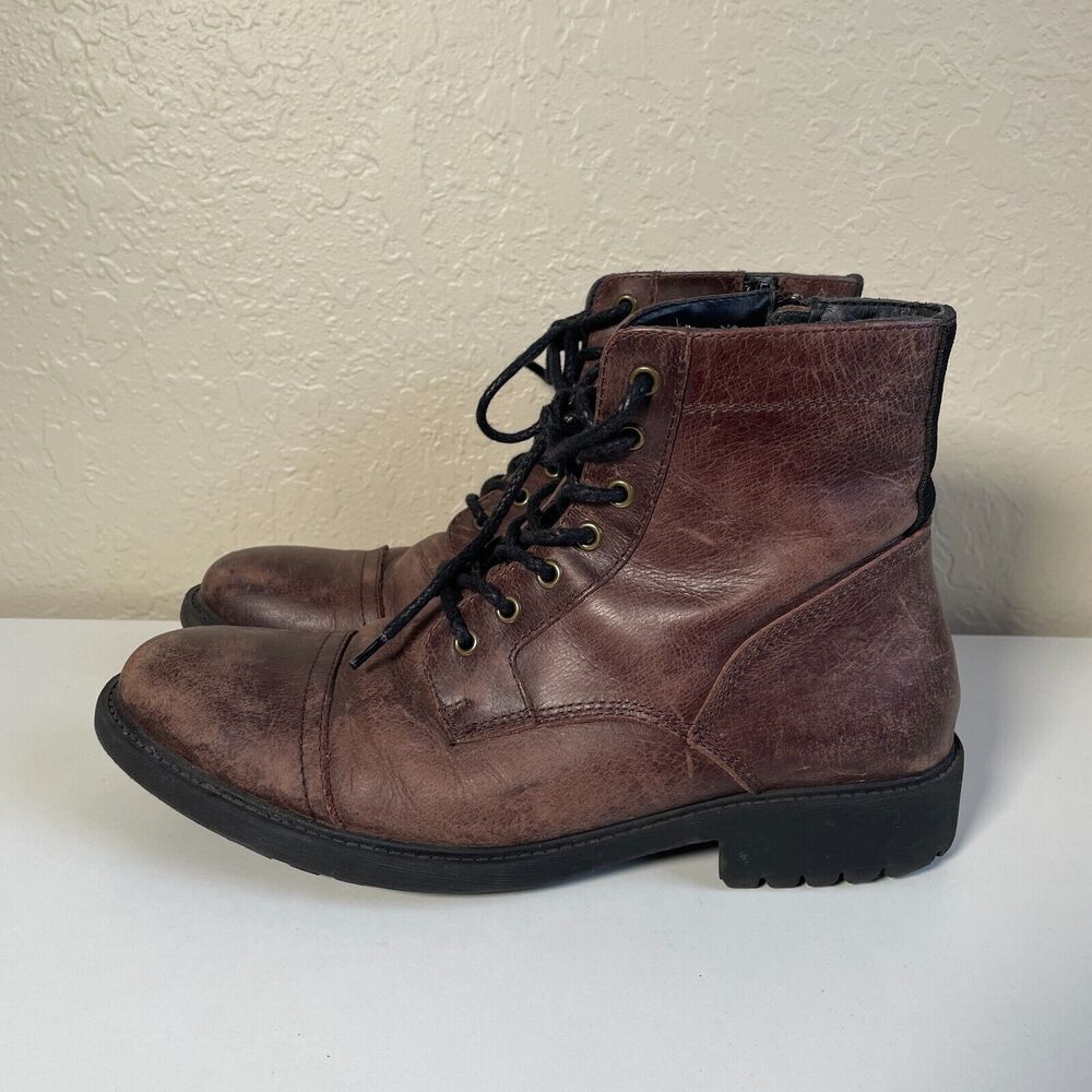 Frye and Co. Cody Lace-Up Boots, Brown Leather, Men's 11